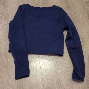 Lululemon Crop Long Sleeve Top
